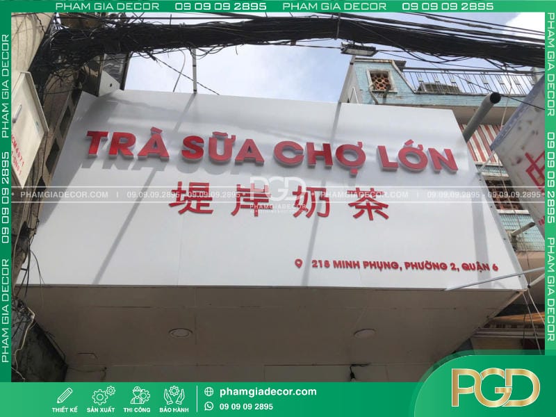 Làm Bảng Hiệu Trọn Gói Giá Rẻ Thi Công Báo Giá Tại TPHCM 40 làm bảng hiệu thi công thiết kế