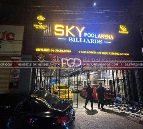 làm bảng hiệu quận 7 billiard