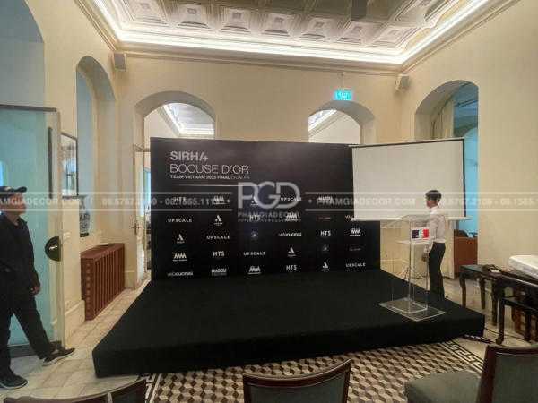 làm backdrop công ty giỗ tổ hùng vương