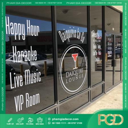 chữ chữ decal hoa văn dán kính cửa hàng