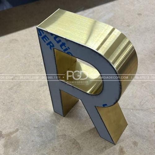 Gia Công Chữ Nhôm Có Gờ Không Gờ GIÁ RẺ LẤY NGAY! BẢNG GIÁ! 4 Gia công chữ nhôm có gờ loại nhỏ