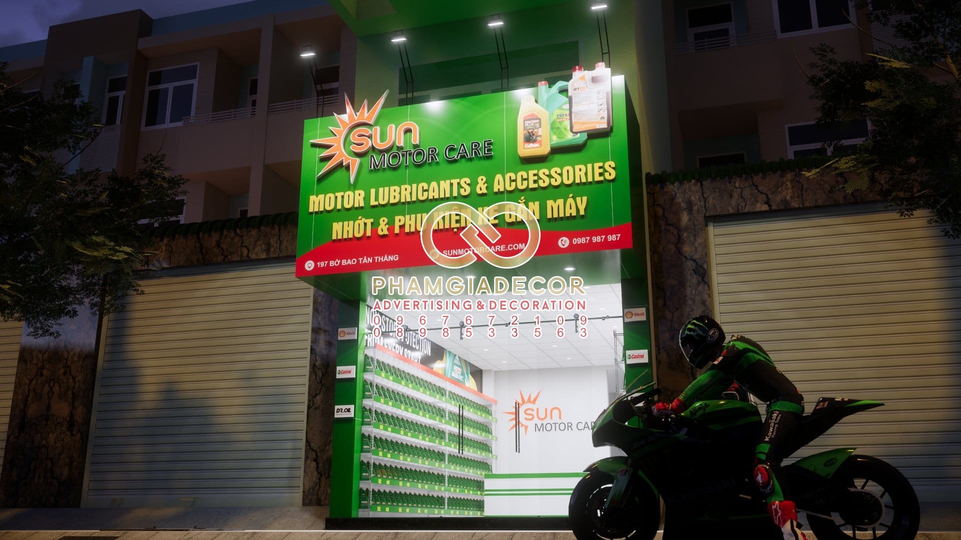 Làm biển hiệu quảng cáo giá rẻ 8 thiet ke thi cong bang hieu