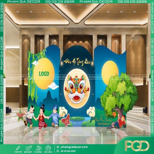 chi phí trang trí trung thu trọn gói