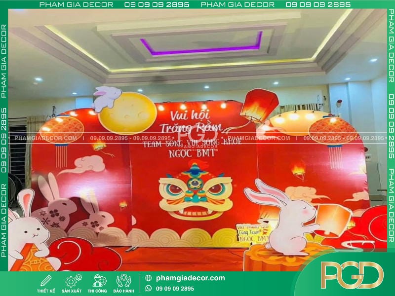 làm backdrop trung thu gia công 