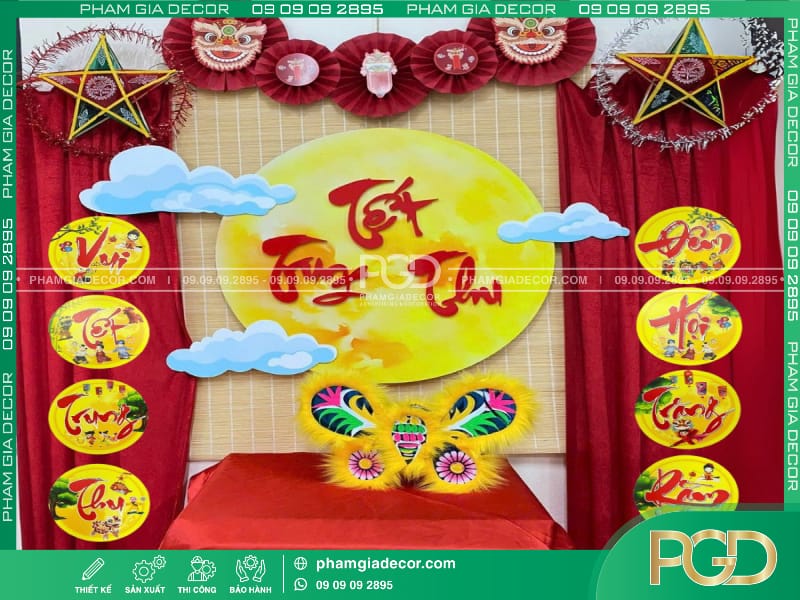 mẫu mô hình gia công trang trí lễ hội trung thu