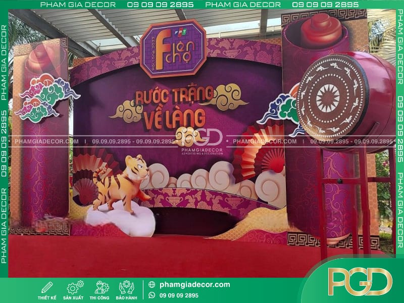 Thi Công Booth Trung Thu Chuyên Nghiệp 1 thi công booth trung thu