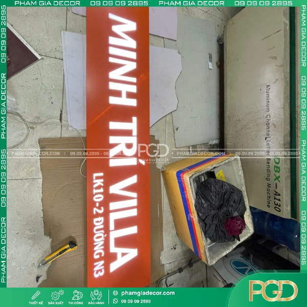 Hộp Đèn Alu Villa Minh Trí Thi Công Hộp Đèn Khoét Lọng Ngoài Trời Cao Cấp 16 hộp đèn alu villa khoét lọng