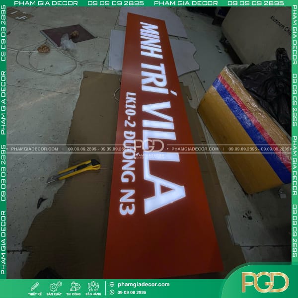Hộp Đèn Alu Villa Minh Trí Thi Công Hộp Đèn Khoét Lọng Ngoài Trời Cao Cấp 14 hộp đèn alu villa minh trí