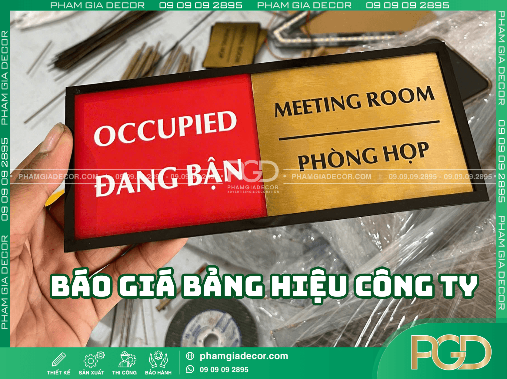 Top 10+ Mẫu Bảng Hiệu Công Ty Đẹp - Đa Dạng Mẫu Mã 4 Bảng báo giá bảng hiệu theo kích thước và vật liệu