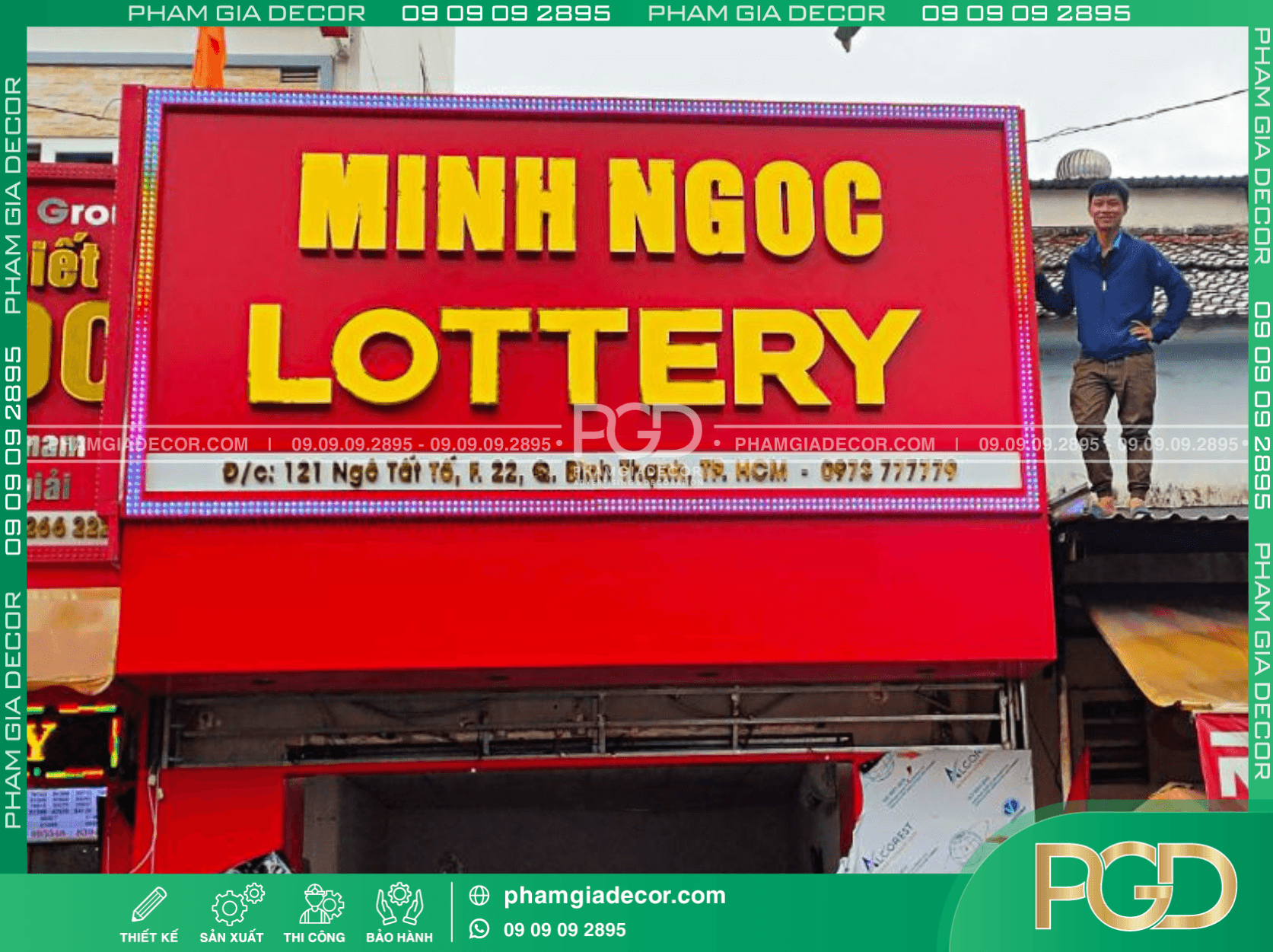 30+ Mẫu Bảng Hiệu Nền Đỏ Chữ Vàng Cho Mọi Ngành Nghề 7 Bảng hiệu nền đỏ chữ vàng cho tiệm bánh có điểm nhấn