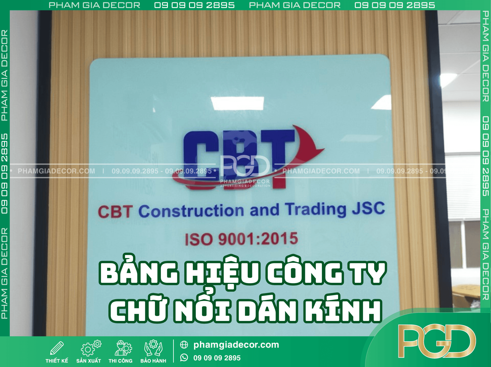 Top 10+ Mẫu Bảng Hiệu Công Ty Đẹp - Đa Dạng Mẫu Mã 9 Mẫu Bảng Hiệu Công Ty chữ nổi dán kính chuyên nghiệp