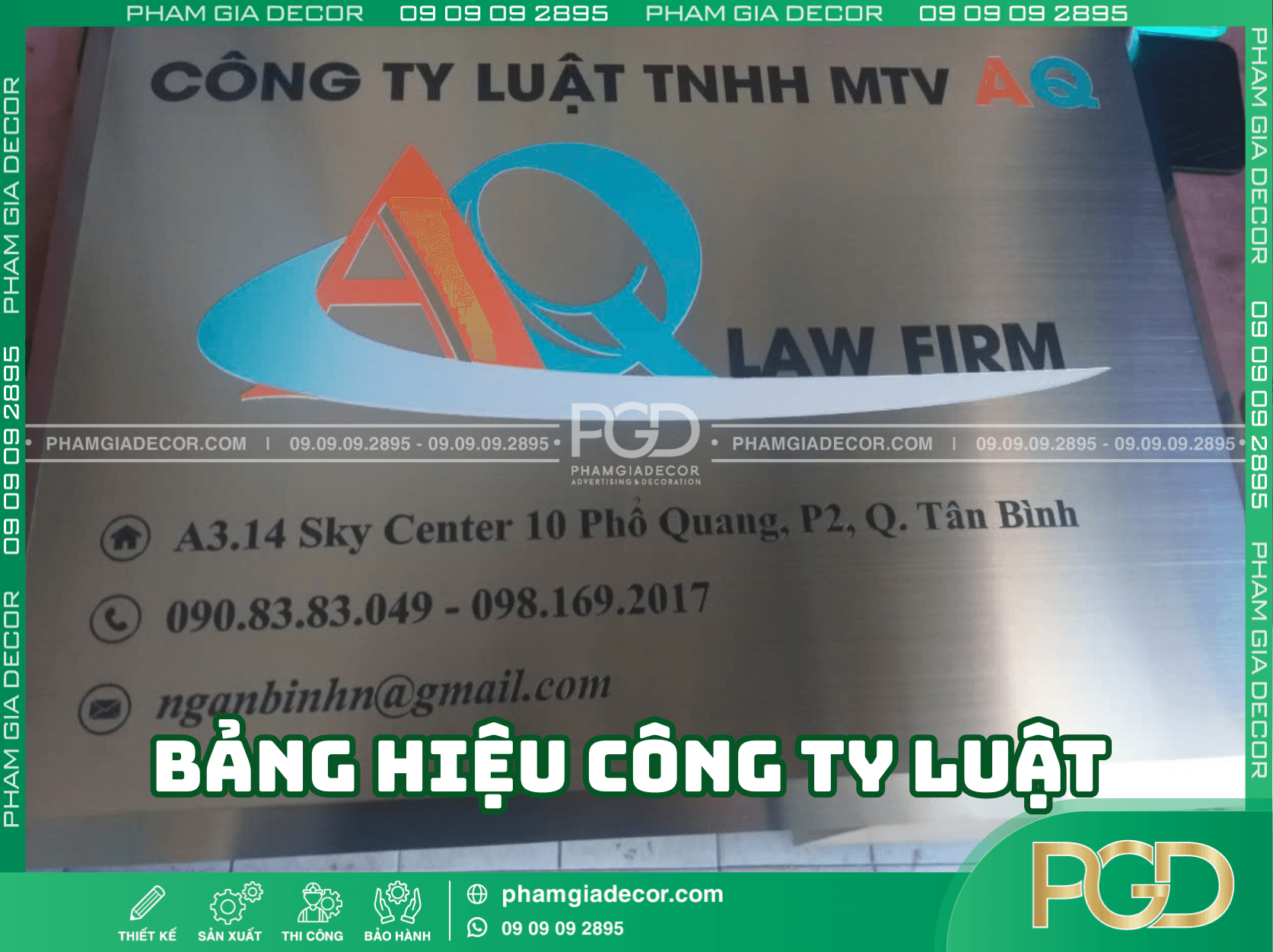 Top 10+ Mẫu Bảng Hiệu Công Ty Đẹp - Đa Dạng Mẫu Mã 3 Mẫu Bảng Hiệu Công Ty Luật theo tiêu chuẩn