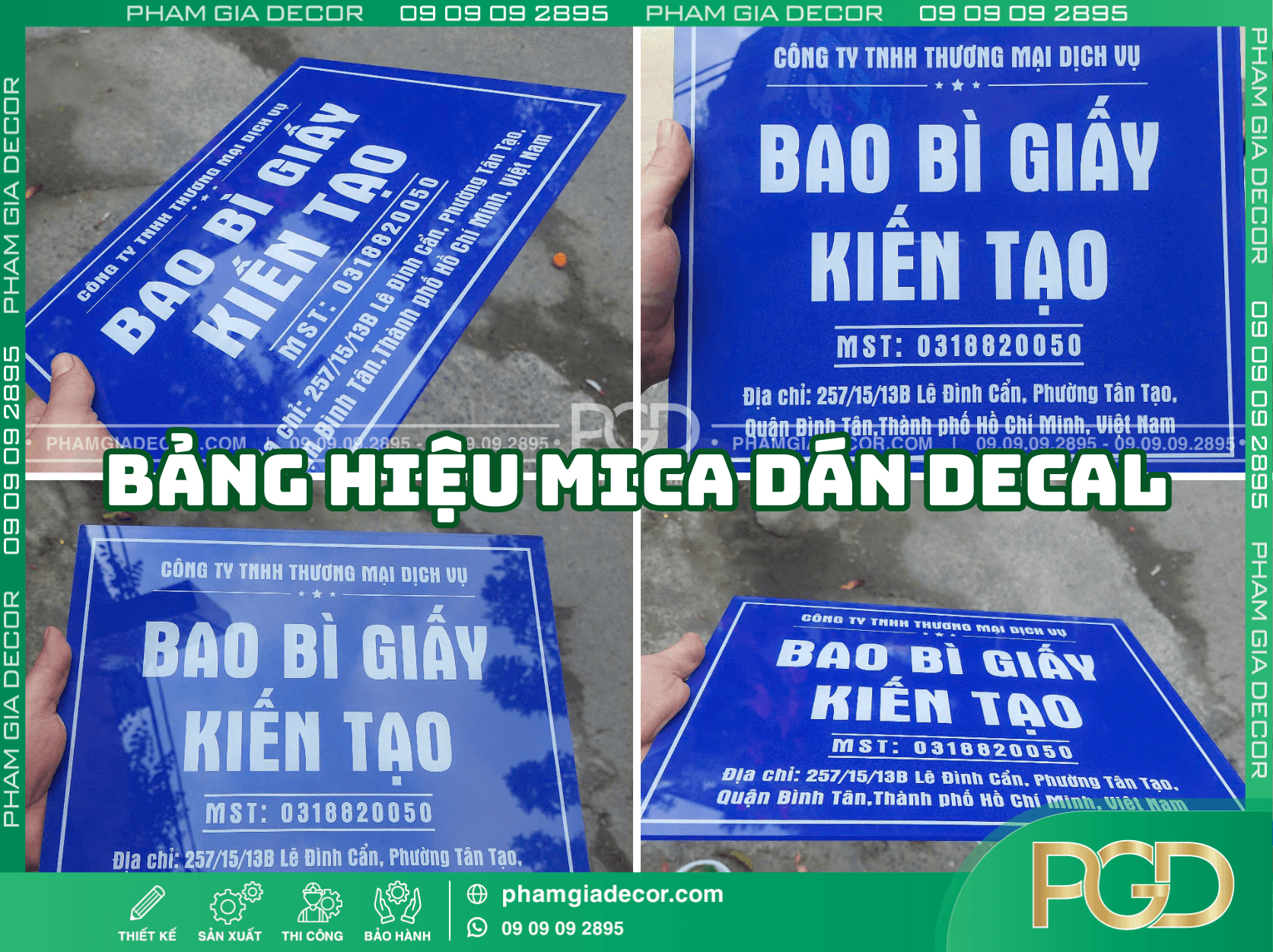 Top 10+ Mẫu Bảng Hiệu Công Ty Đẹp - Đa Dạng Mẫu Mã 6 Mẫu Bảng Hiệu Công Ty Mica dán decal giá rẻ