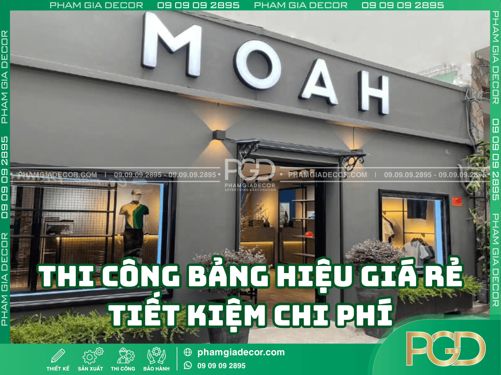 Thi Công Bảng Hiệu Giá Rẻ - Trọn Gói Siêu Tốc Tại TP.HCM 7 Thi công bảng hiệu giá rẻ tiết kiệm chi phí hiệu quả