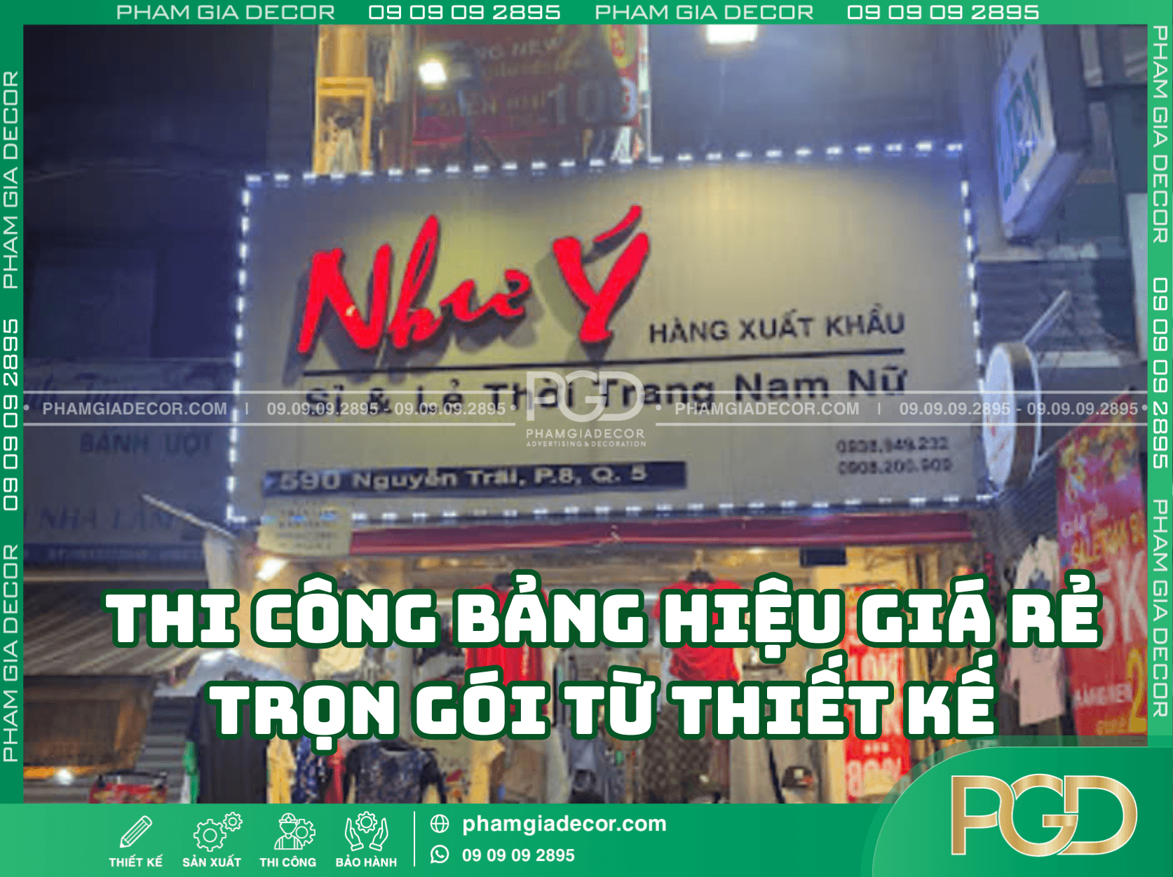 Thi Công Bảng Hiệu Giá Rẻ - Trọn Gói Siêu Tốc Tại TP.HCM 9 Thi công bảng hiệu giá rẻ trọn gói từ thiết kế đến lắp đặt