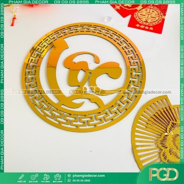 Tô điểm mùa xuân với chữ trang trí Tết cổ truyền giá rẻ, đậm hồn Việt 3 Bảng báo giá chữ trang trí tết cổ truyền tại Phạm Gia Decor