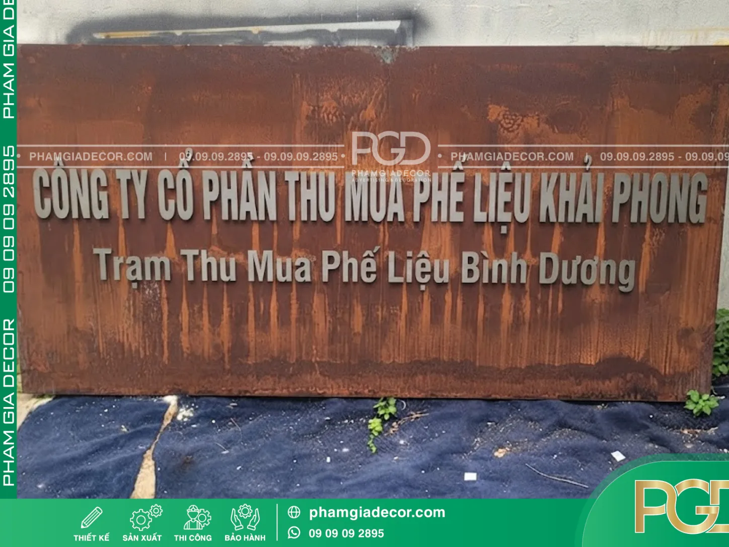 Top 10 mẫu bảng hiệu gỉ sét hiện nay 3 Top 10 mẫu bảng hiệu gỉ sét hiện nay