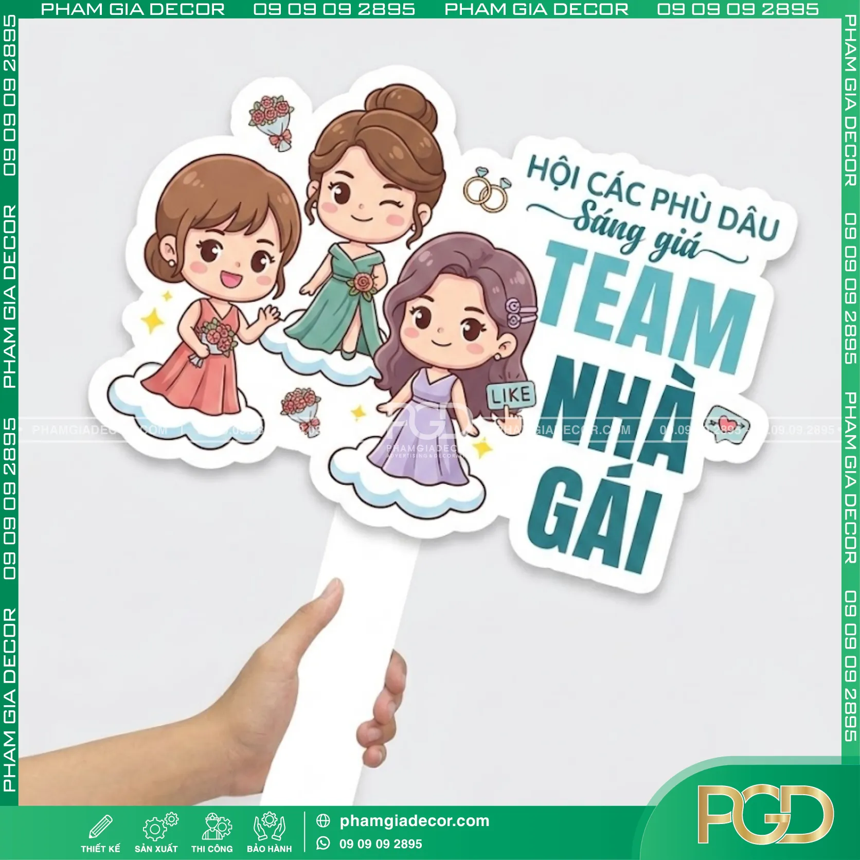 Gia công hashtag cầm tay theo yêu cầu 15 Gia công hashtag cầm tay theo yêu cầu