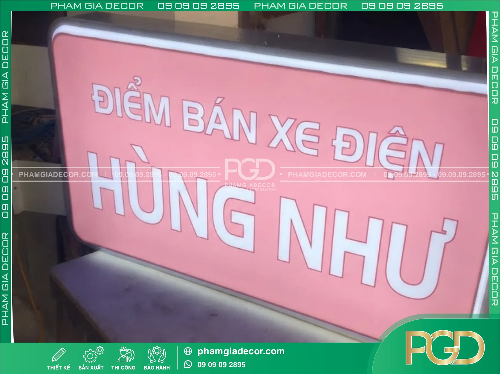 Hộp đèn hút nổi chữ nhật 17 Hộp đèn hút nổi chữ nhật