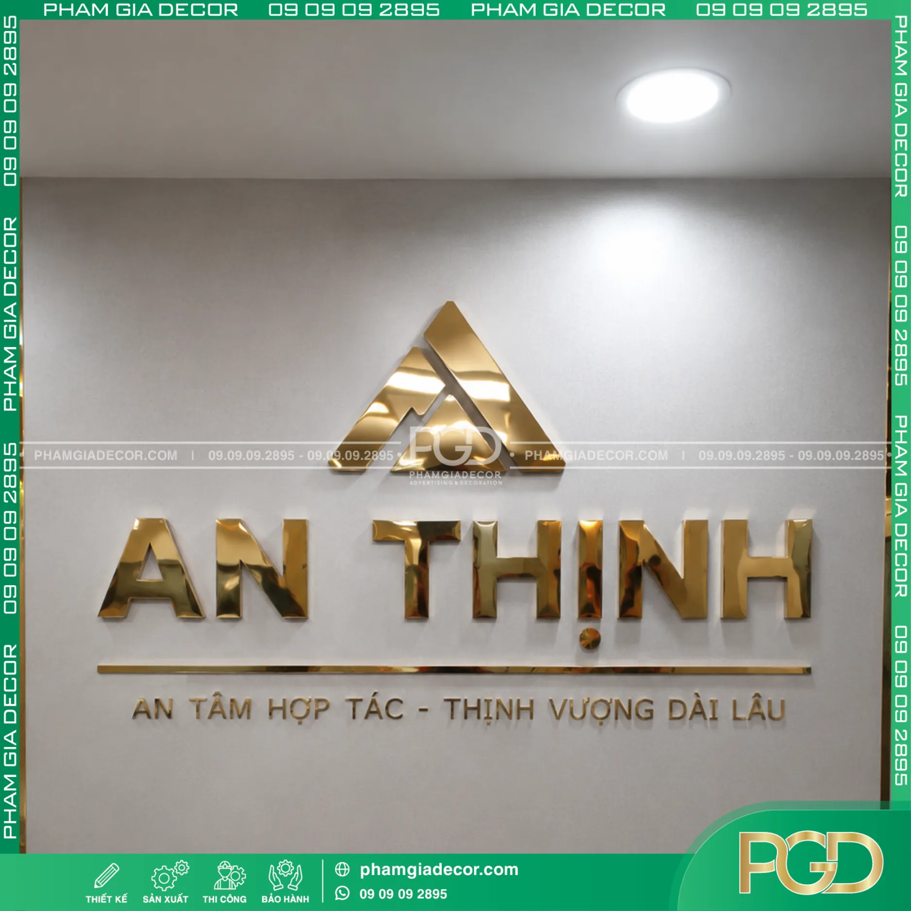 Chất liệu chữ inox 