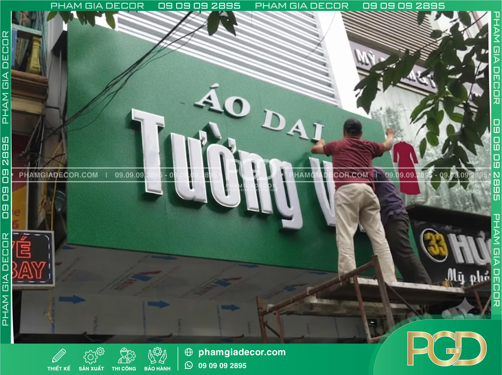 Thi công ốp alu mặt tiền 22 Thi công ốp alu mặt tiền
