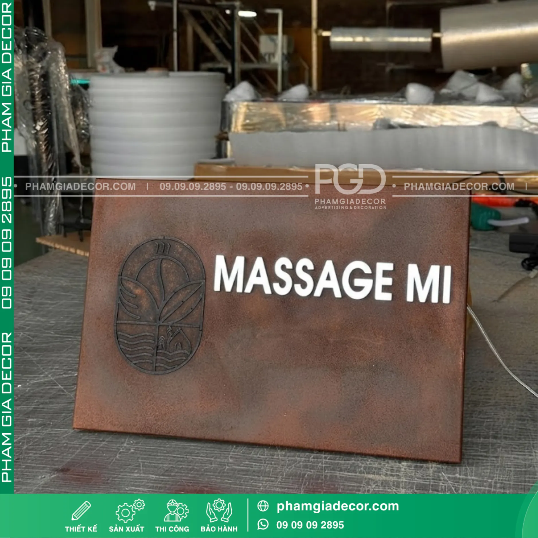 Top 10 mẫu bảng hiệu gỉ sét hiện nay 9 Top 10 mẫu bảng hiệu gỉ sét hiện nay