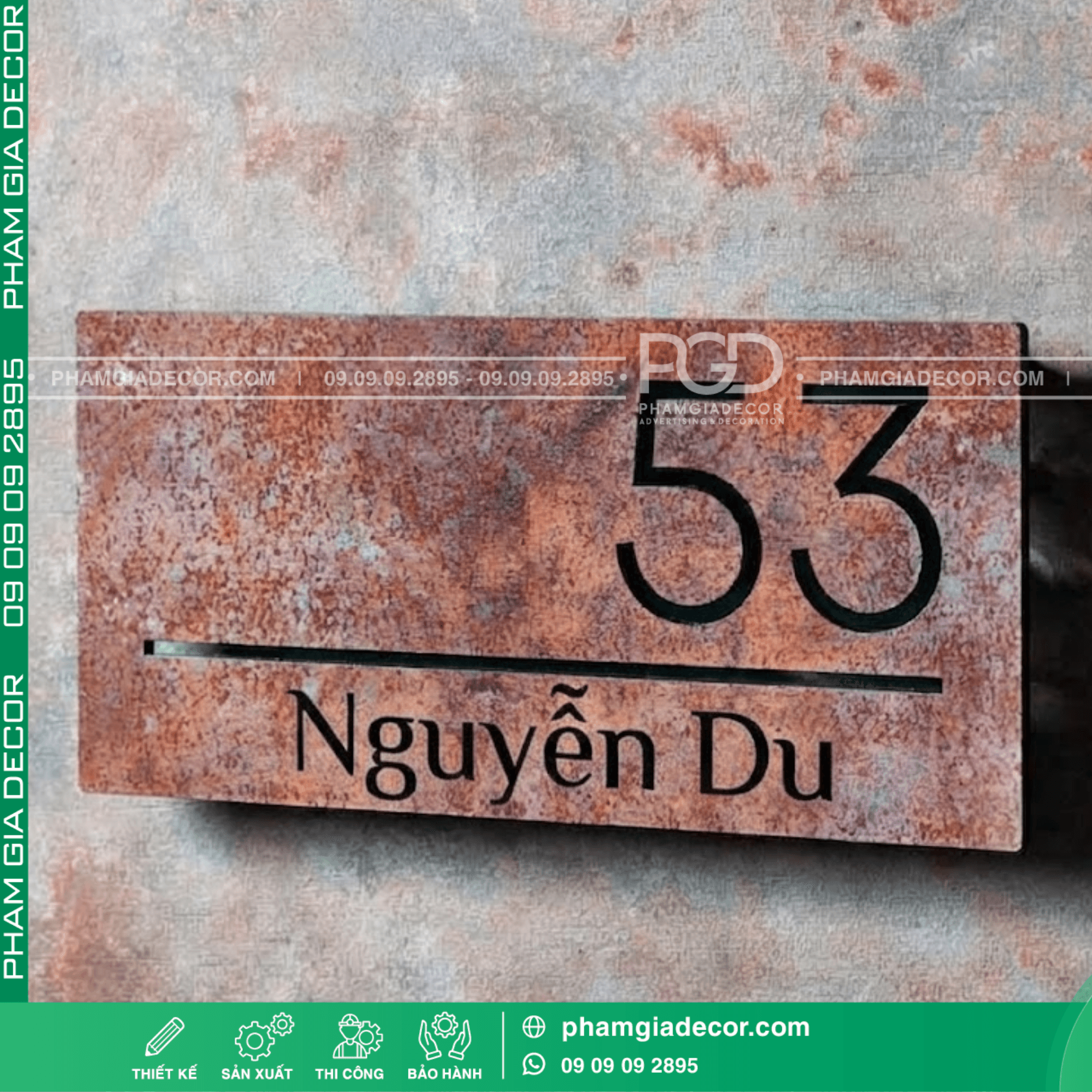 Top 10 mẫu bảng hiệu gỉ sét hiện nay 11 Top 10 mẫu bảng hiệu gỉ sét hiện nay