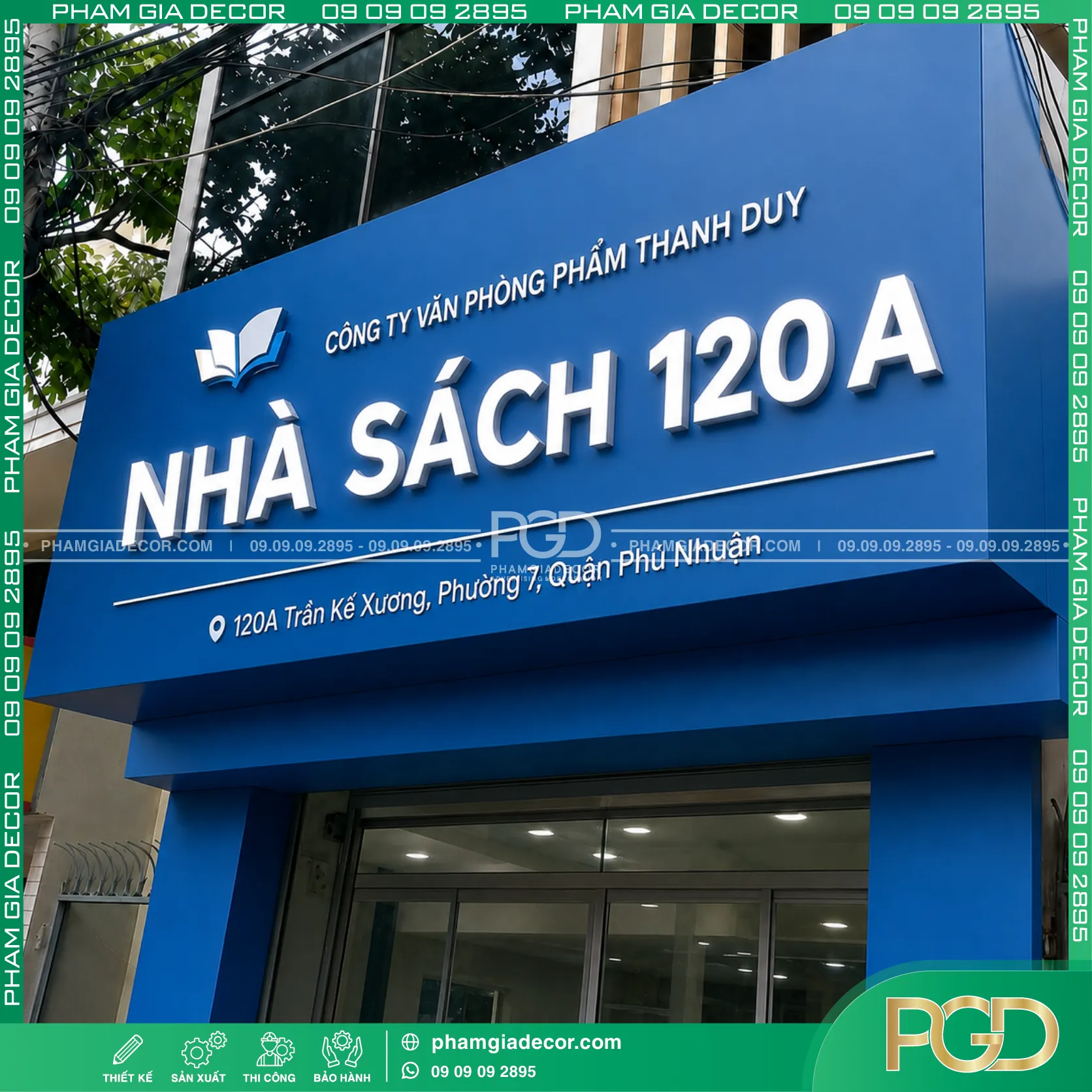 Thi công ốp alu mặt tiền 14 Thi công ốp alu mặt tiền