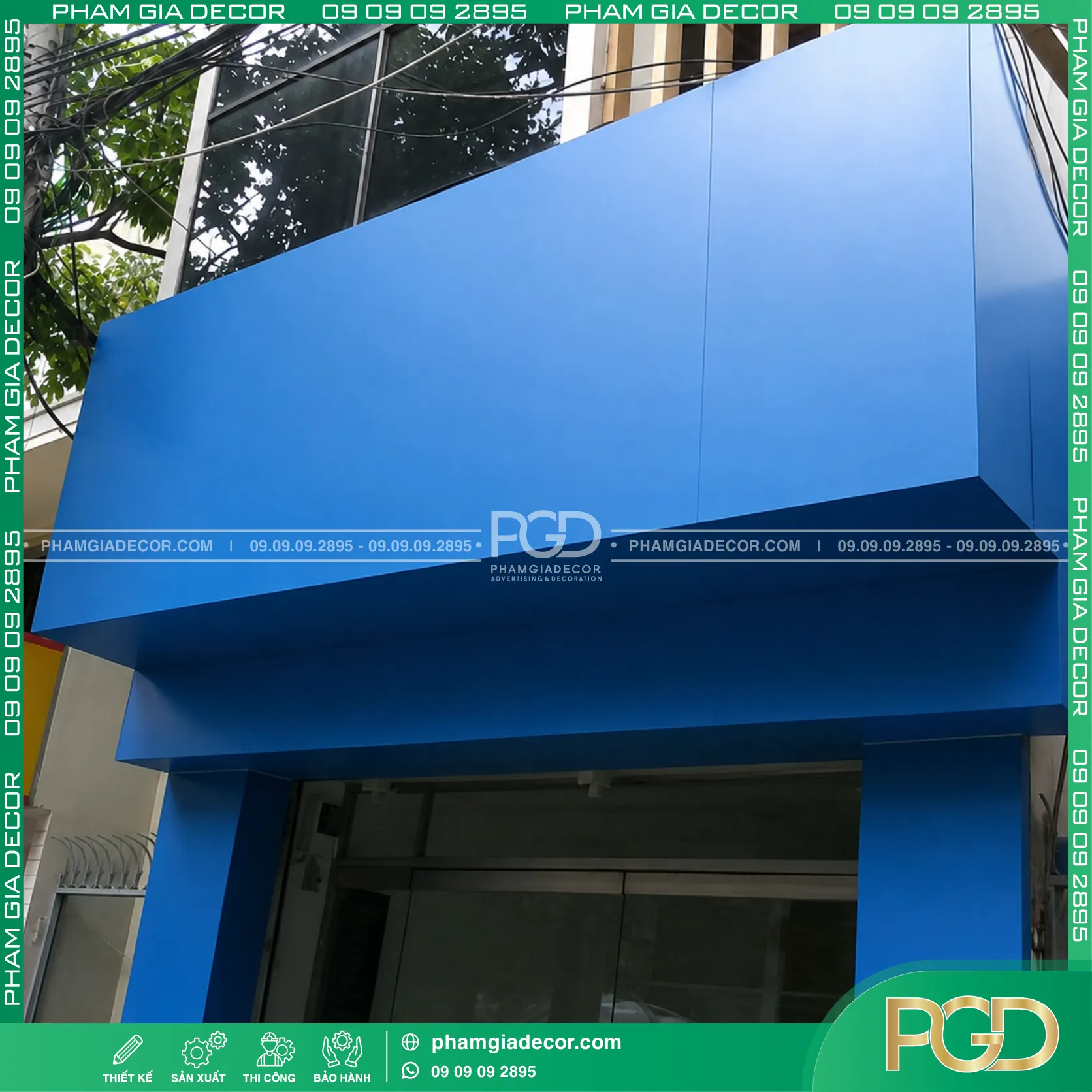 Thi công ốp alu mặt tiền 15 Thi công ốp alu mặt tiền