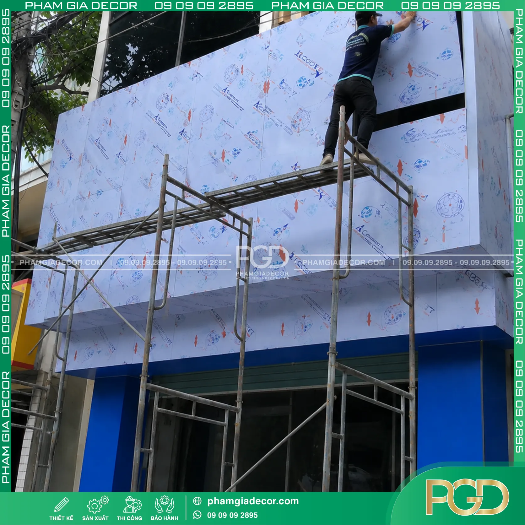 Thi công ốp alu mặt tiền 18 Thi công ốp alu mặt tiền