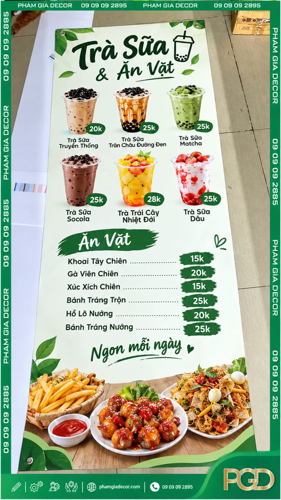 In standee theo yêu cầu 18 In standee theo yêu cầu