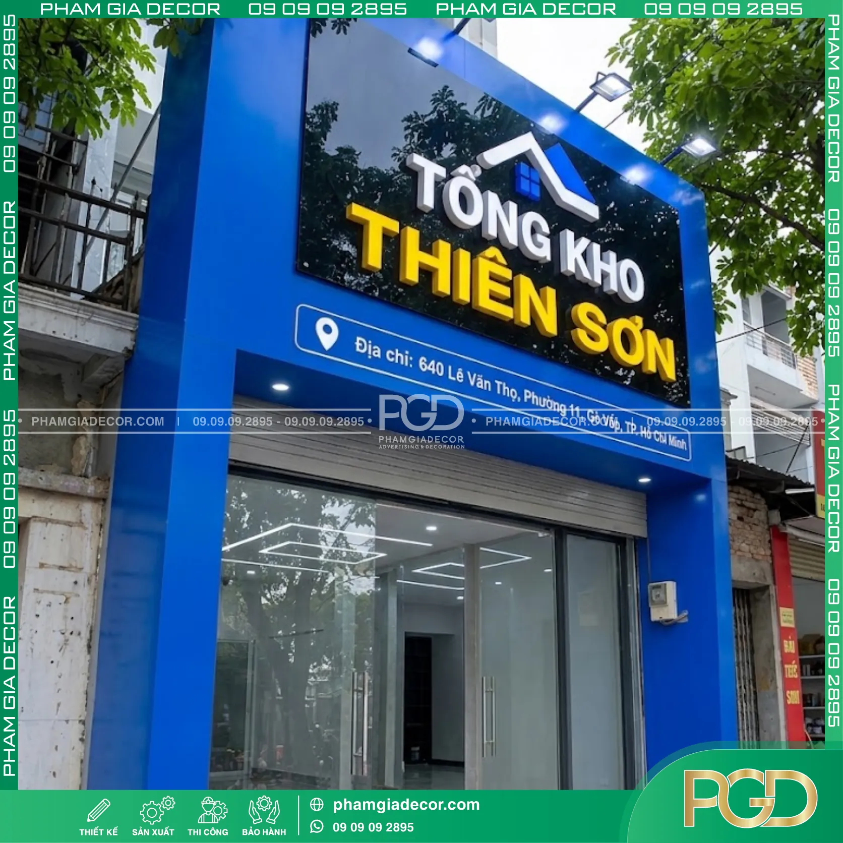 Bảng hiệu alu chữ nổi mica