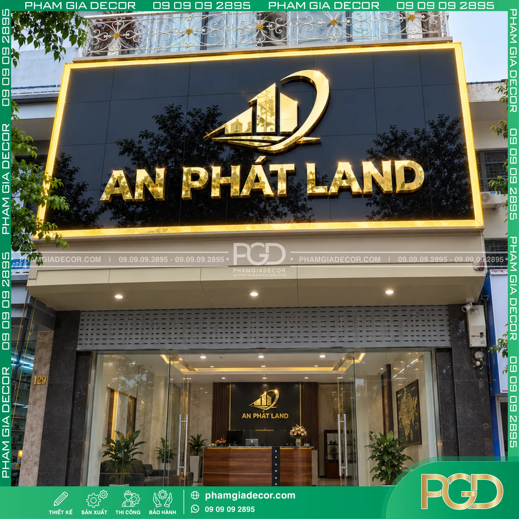 Bảng hiệu alu gương