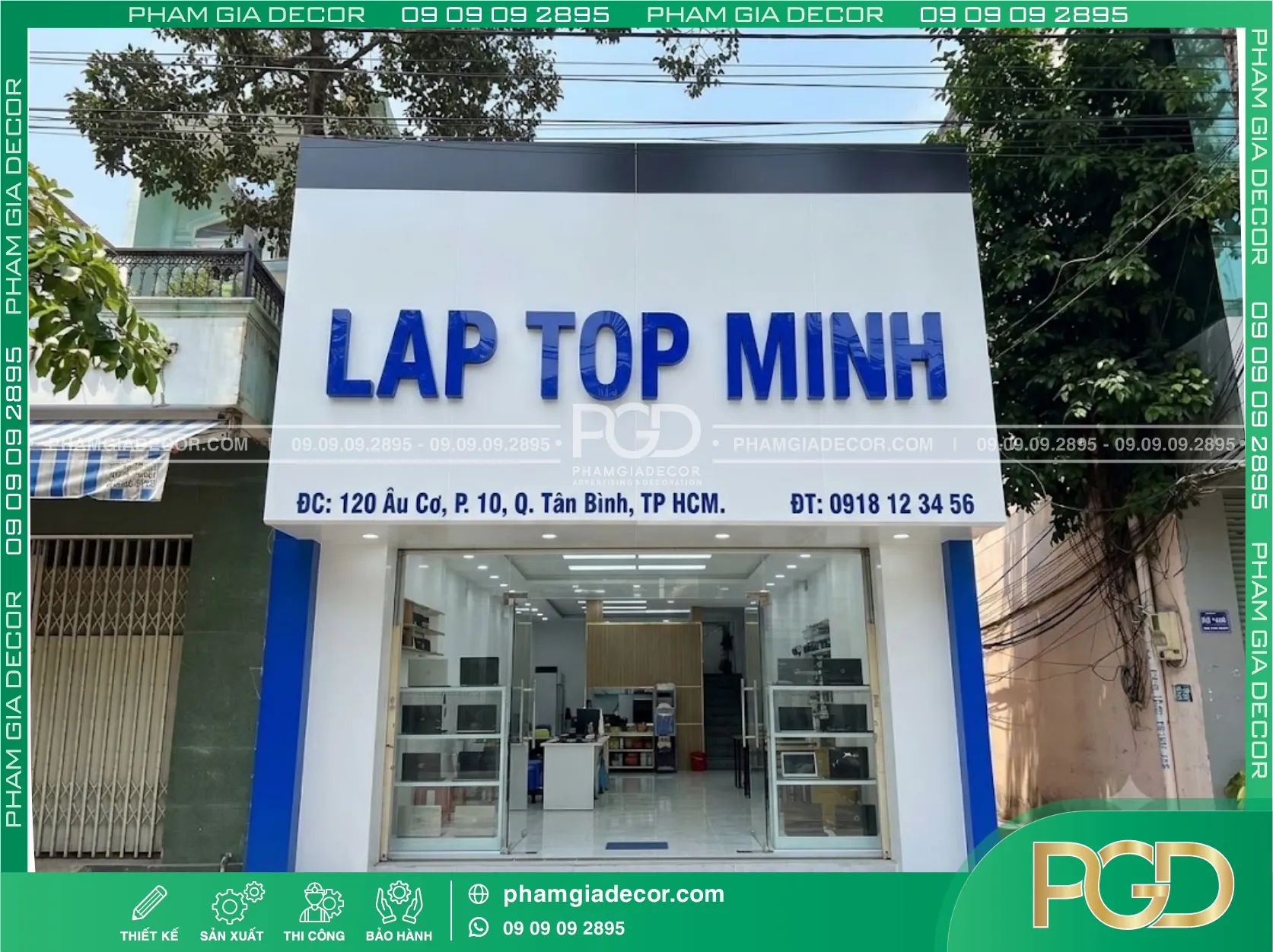 Bảng hiệu alu chữ nổi Phạm gia 17 Bảng hiệu alu chữ nổi Phạm gia