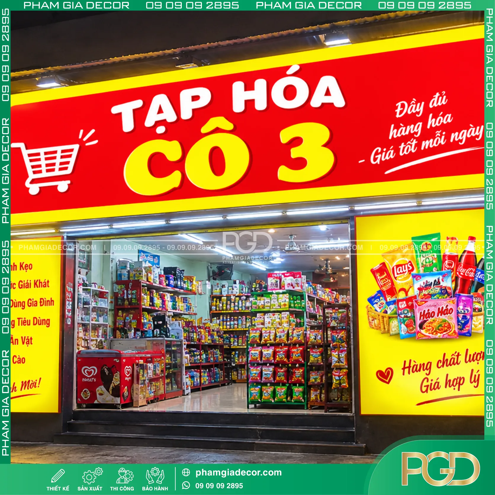 Làm bảng hiệu trọn bộ quận tân phú