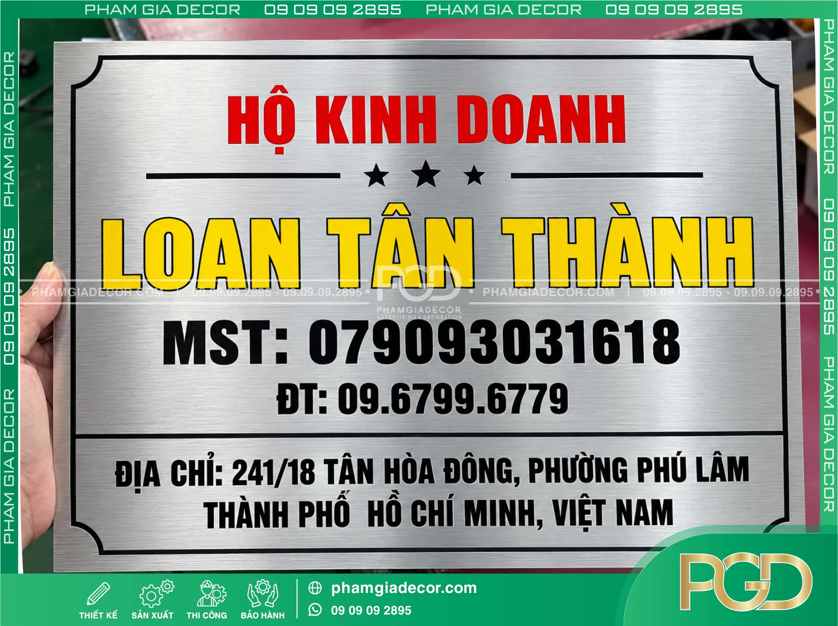 Làm bảng hiệu hộ kinh doanh 13 Làm bảng hiệu hộ kinh doanh