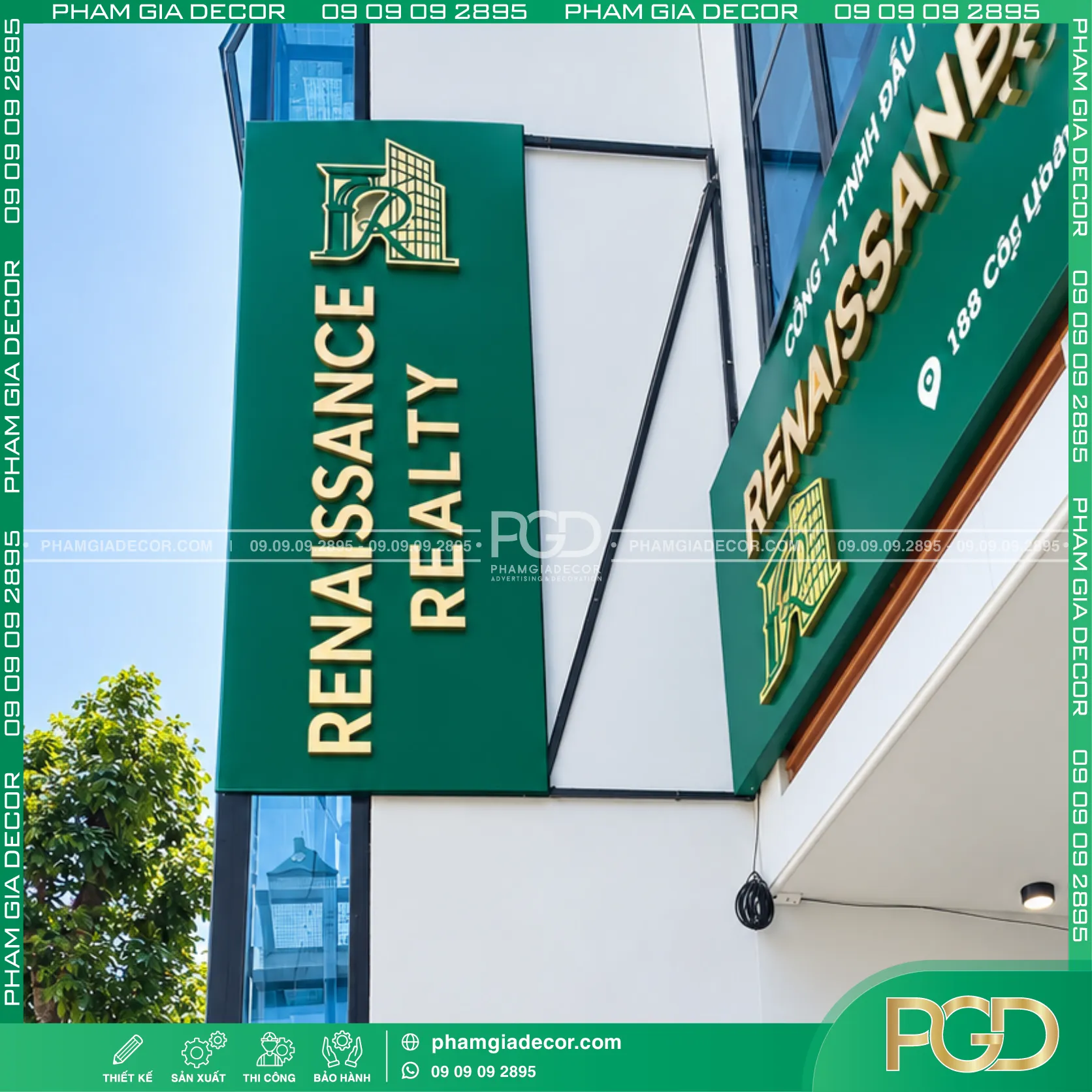 Thi công trọn gói bảng hiệu Renaissance Realty 18 Thi công trọn gói bảng hiệu Renaissance Realty