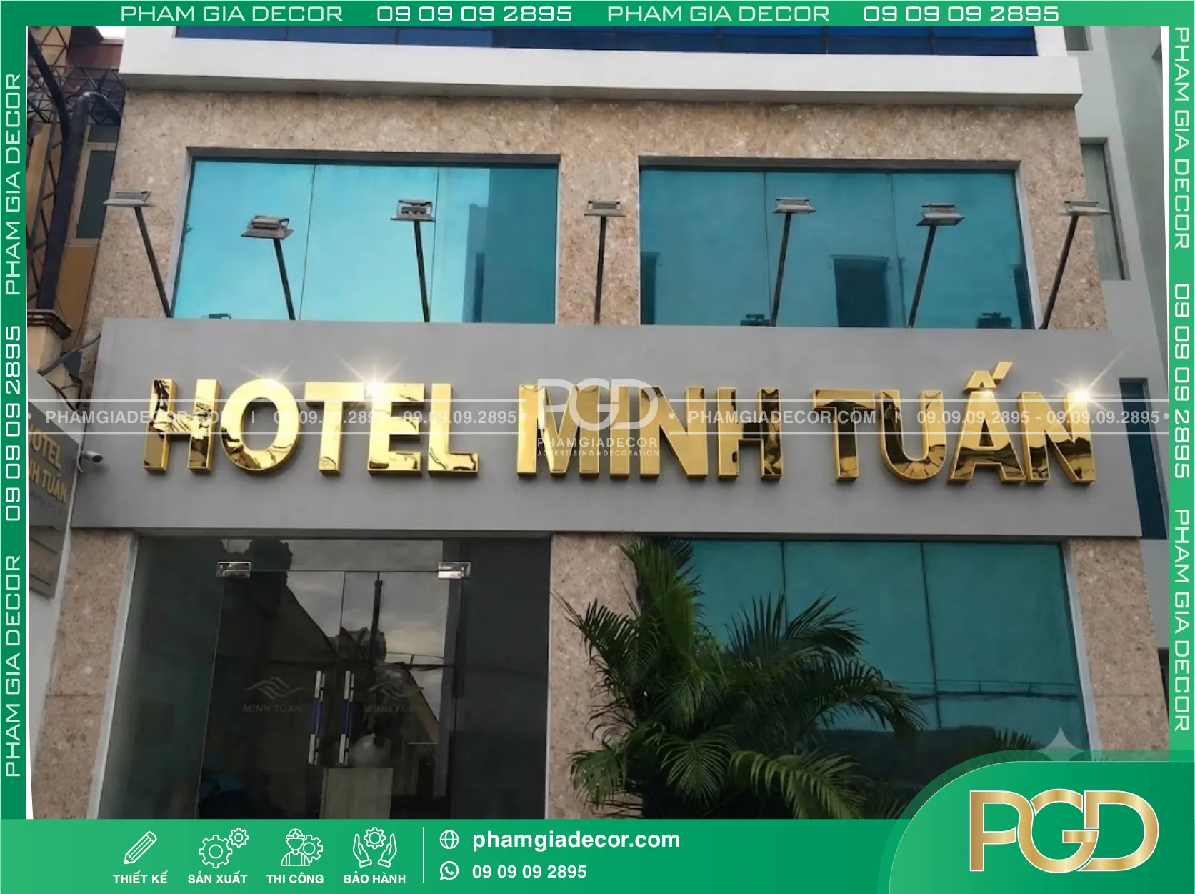 Bảng hiệu alu chữ nổi Phạm gia 15 Bảng hiệu alu chữ nổi Phạm gia