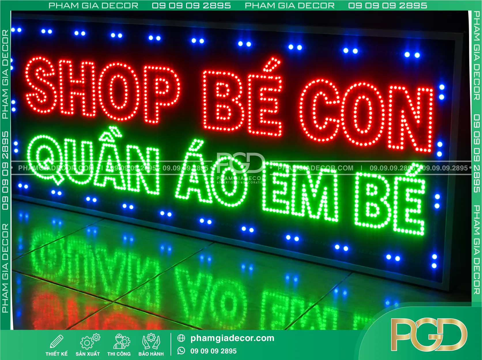 Báo giá bảng hiệu LED mới nhất năm 2026 4 Báo giá bảng hiệu LED