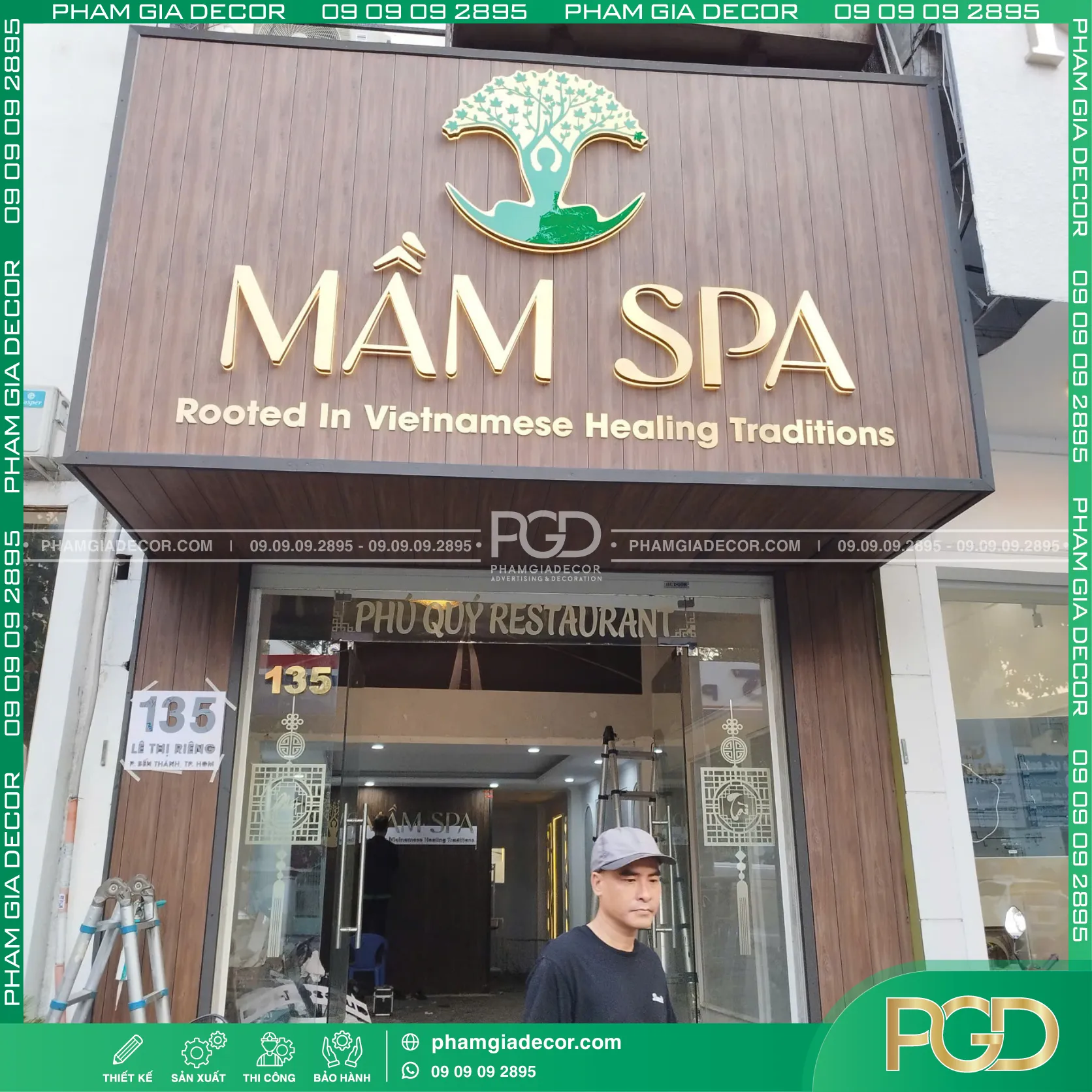 Thi công trọn gói bảng hiệu mầm spa 16 Thi công trọn gói bảng hiệu mầm spa