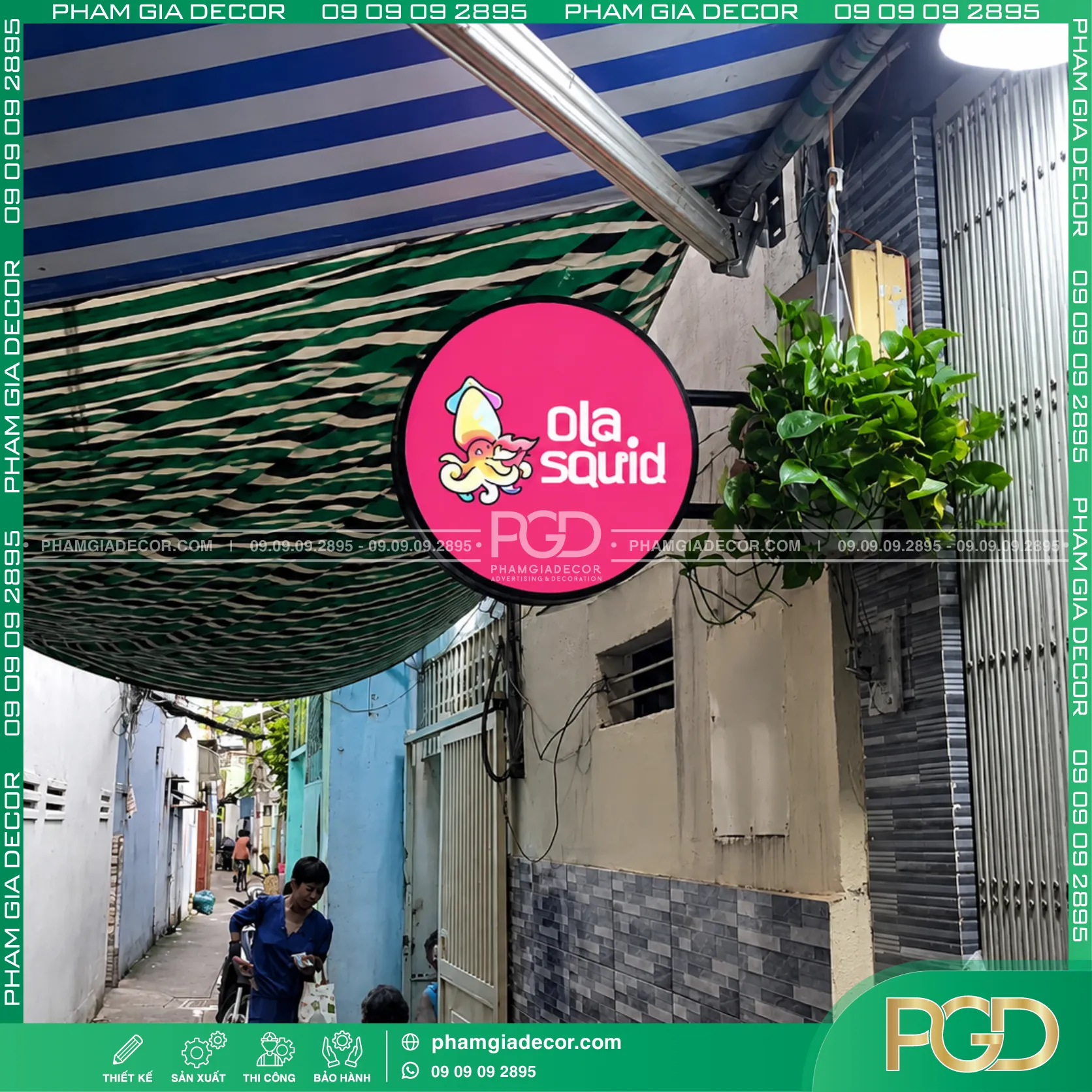 Hộp đèn hút nổi tròn alo squid 16 hop den hut noi tron alo souid 3