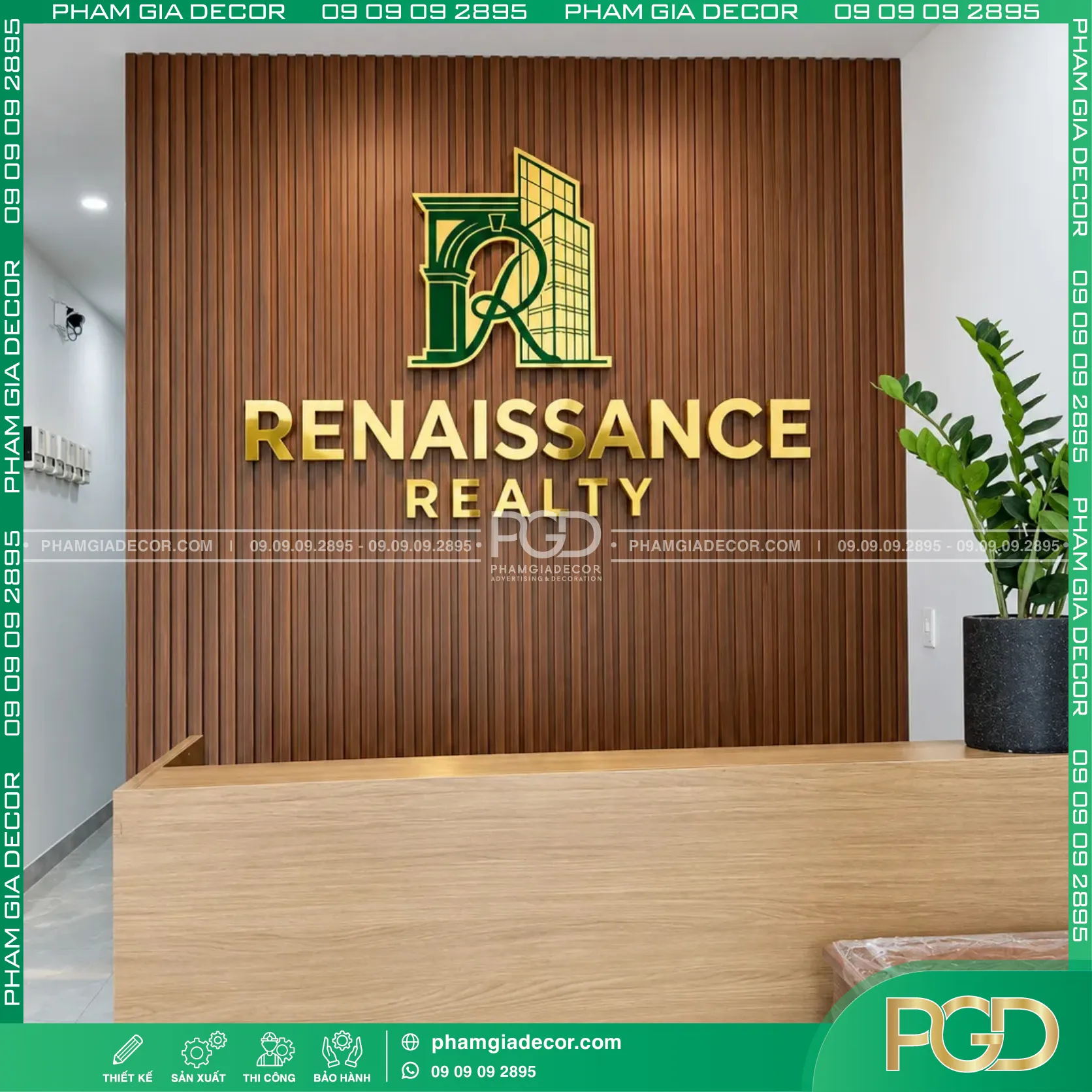 Thi công trọn gói bảng hiệu Renaissance Realty 19 Thi công trọn gói bảng hiệu Renaissance Realty