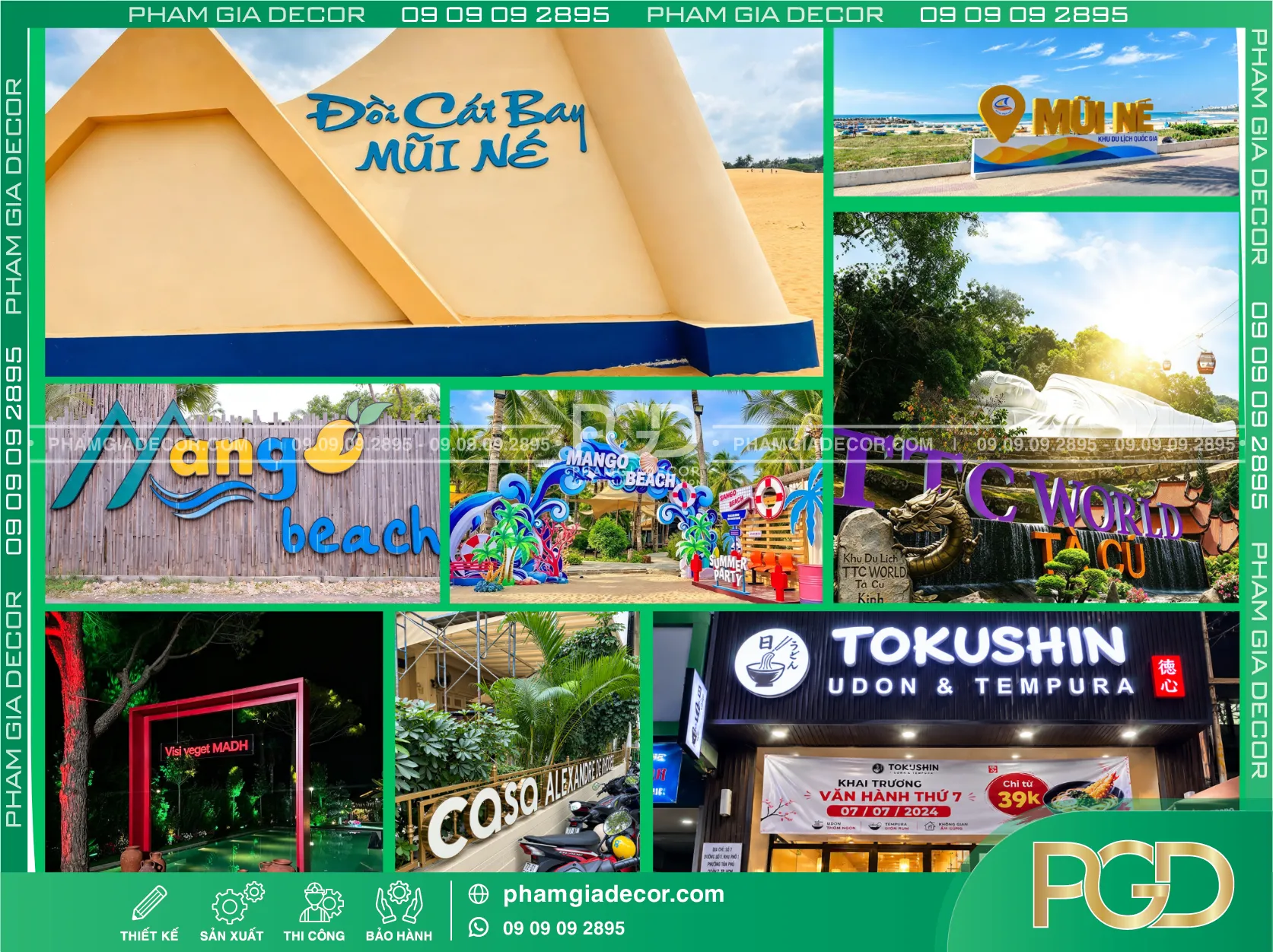 Làm Bảng Hiệu Trọn Gói Phan Thiết Bình Thuận Lâm Đồng