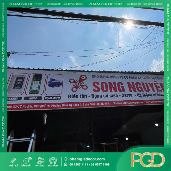 Bảng Hiệu Bạt Mặt Tiền Song Nguyên Giải Pháp Quảng Cáo Giá Rẻ, Bền Đẹp, Thu Hút Mọi Ánh Nhìn