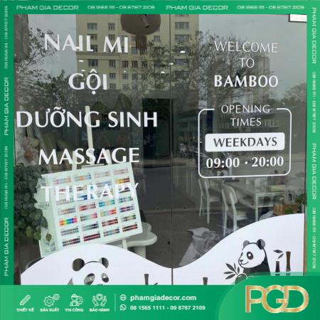 Decal Cắt Chữ Cắt Vi Tính