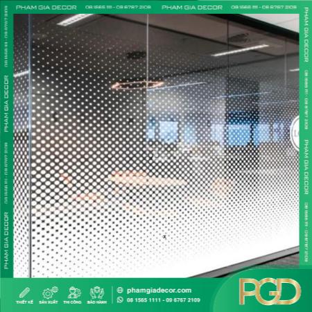 decal mờ cát che kính