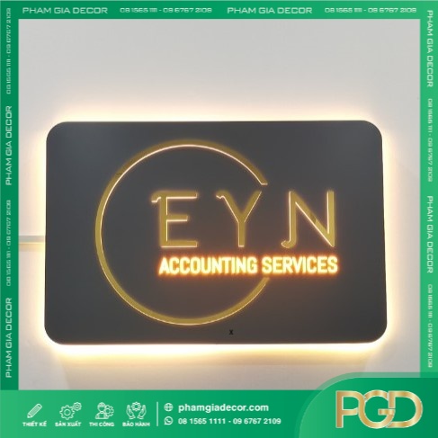 Hộp Đèn Alu Nền Đen EYN Giải Pháp Quảng Cáo Đẳng Cấp, Nổi Bật Thương Hiệu